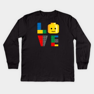LOVE Lego Kids Long Sleeve T-Shirt